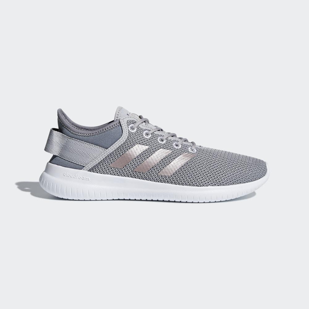 Adidas Women's Cloudfoam QT Flex Running Shoes Grey/Grey Ireland DA9835